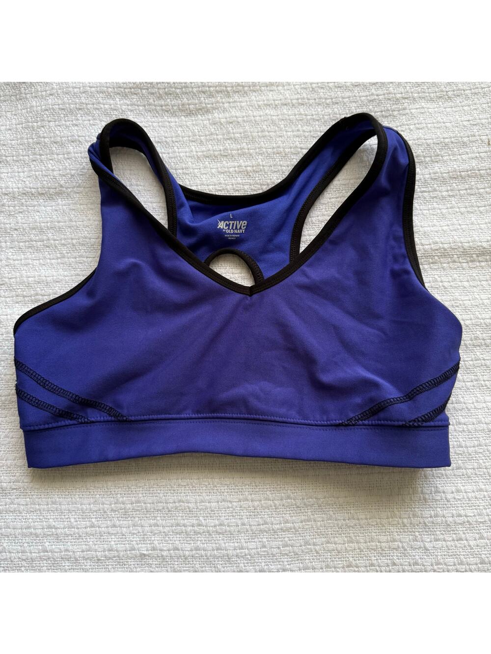 Large Old Navy Blue Sports Bra